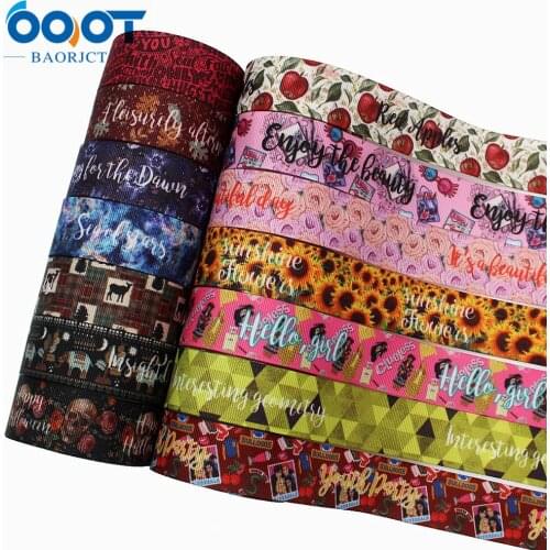 L-20817-820,1",10yards Halloween series Cartoon grosgrain ribbons,bow cap accessories Halloween party Gift wrap DIY handmade