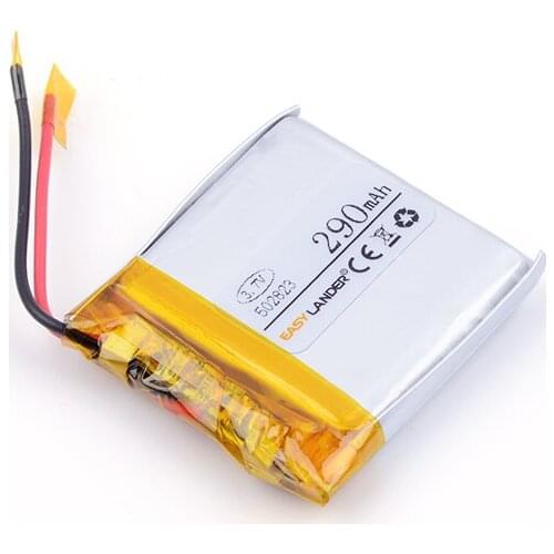 3.7V 290mAh Lithium Polymer LiPo Rechargeable Battery Li ion cells For Mp3 PAD DVD E-book bluetooth headset 502823