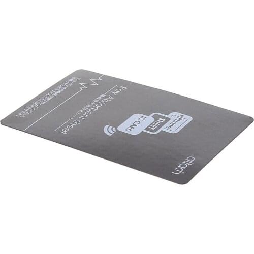 Grey Anti-Metal Magnetic NFC Sticker Paster for iPhone Cell Phone Bus Access Control Card IC Card Protection Supplies