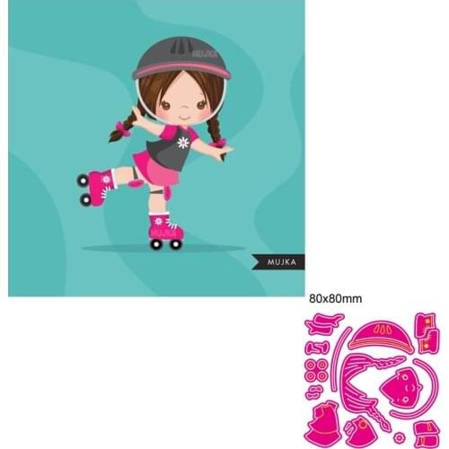 Metal Cutting Die girl DIY Scrapbooking Paper Cards Decorative Craft Embossing