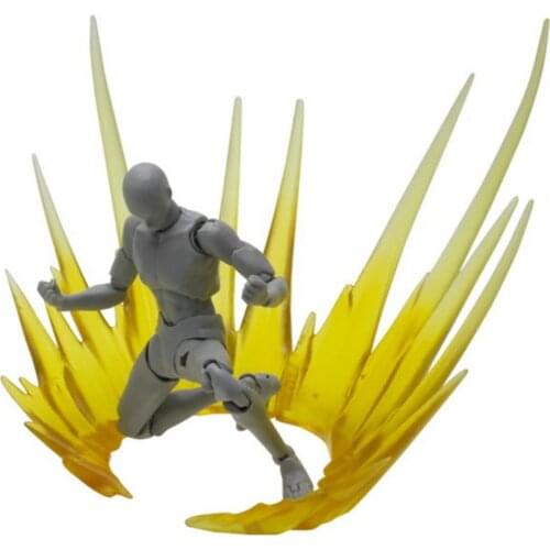 Explosive Gas Special Effect Decoration Explosive Gas Model for Gundam Model Action & Toy Figures- Black