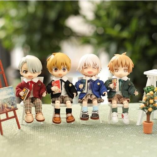 Ob11 baby clothes 12 points BJD clothes beautiful knot pig GSC Molly suit school uniform shirt and shorts