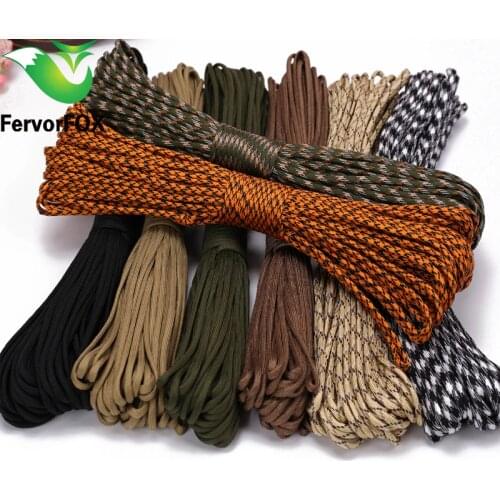 100M Paracord 550 Paracord Parachute Cord Lanyard Rope Mil Spec Type III 7 Strand Climbing Camping Survival Paracord