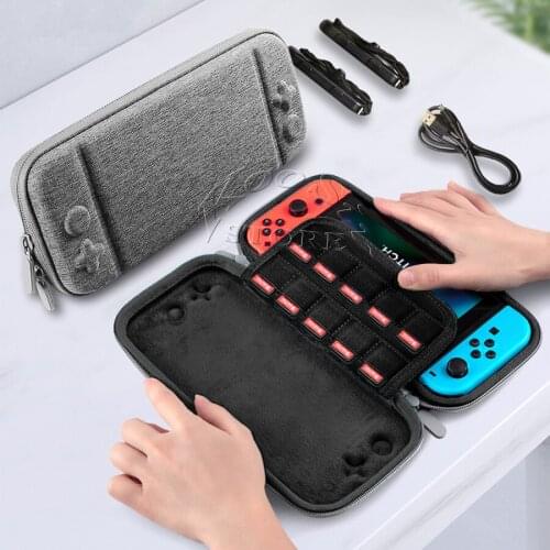 Nintend Switch Accessories Thin Storage Bag Nintendoswitch Carrying Case Swtch 10 Game Card Box for Nintendo Switch Console