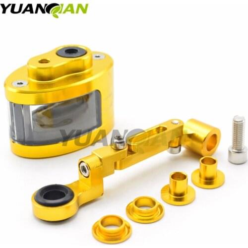 CNC Motorcycle Brake Fluid oil Reservoir Cup tank+support bracket For Honda CB600F 1000 CB 600 F cb600f Hornet CBR600F CBF600S