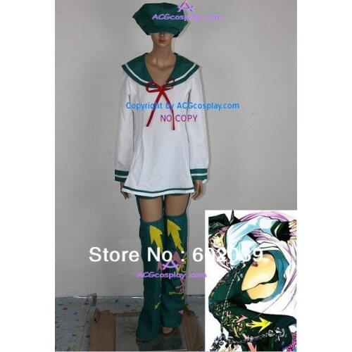 Air Gear Simca Cosplay Costume include hat ACGcosplay