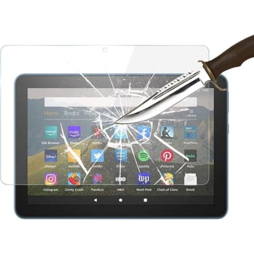 Tempered Glass Screen Protector For Amazon Fire HD 8 2015 2016 2017 Plus 2020 HD 10 Plus 2017 2019 2021 Fire HD 10.1 Glass Film