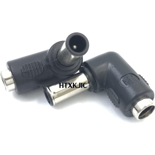 1pcs 5.5*2.1 Female to 6.0*4.4 Male AC DC Power Adapter Plug Connector dc jack tip Notebook Laptop for Sony 90/180 degree