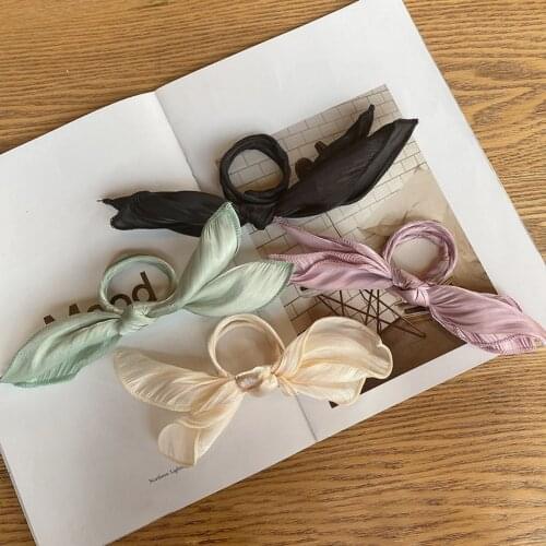 1pcs Temperament Satin Ball Head Hair Device Simple Hair Style Artifact Women Girl Hair Accessories Dongdaemun Temperament Satin