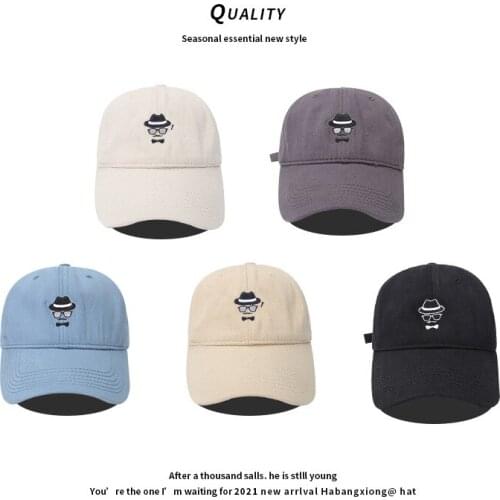 100% Cotton Baseball Cap for Women and Men Summer Fashion Visors Cap Boys Girls Hip Hop Casual Snapback Hat Casquette D4003