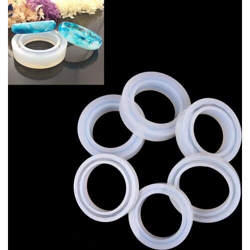 3 Sizes New Silicone Mould DIY Resin Bracelet Jewellery epoxy resin molds Drop Shipping 2 Styles
