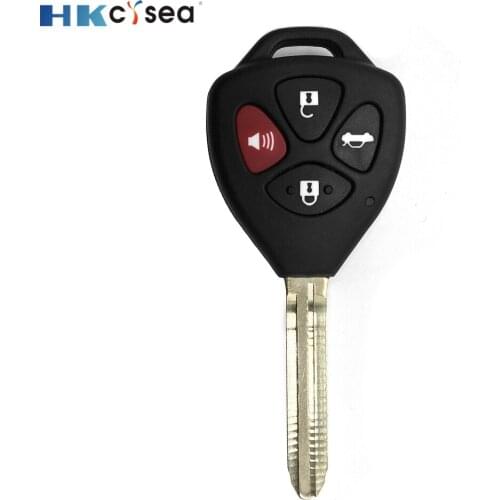 HKCYSEA 1 Piece Xhorse VVDI2 Car Key Remote Replacement with TOY43 Blade English Version for VVDI Key Tool For Toyota