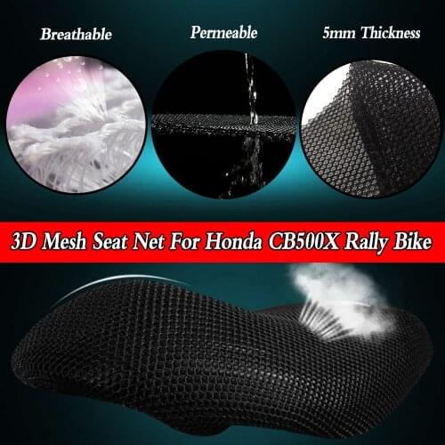 CB 500X Rally Bike Motorcycle Mesh Seat Cover Cushion Pad Guard Insulation Breathable Sun-proof Net For Honda CB500X CB500 X