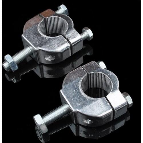 22mm Handlebar Horse Fixed Seat Compression Code Lamp Holder Modified Canopy Fixed Pedal Motorcycle Electric Vehicle Bracket