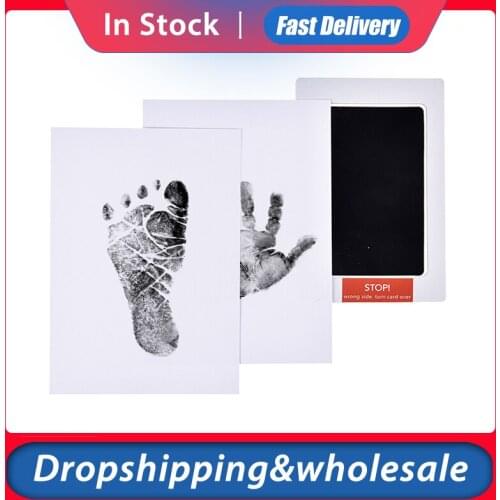Baby Footprints Handprint Ink Pads Pet Paw Prints Souvenir Safe Non-toxic Ink Pads Kits for Baby Pet wholesale Dropshipping