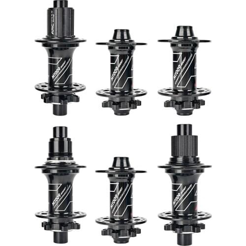 2Pcs Bike Hub Set 32H Front Rear Disc Brake Hubs 12 Speed Cycle Component