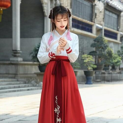 New Chinese Traditional Costume for Women Ancient Hanfu Clothing Lady Oriental Tang Dynasty Dance Outfit for Stage Princess Wear
