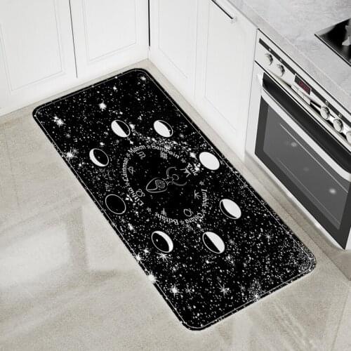 Moon Phase Mat Entrance Door Kitchen Floor Bath Mat Carpet In The Living Room Bedroom Hallway Welcom Rugs Home Docor Can Custom