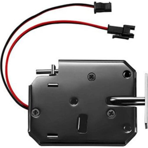 Mini Electrical Lock DC 12V Cabinet Drawer Cupboard Anti-Theft Mortise Lock Intelligent Door Access Universal Long-Life