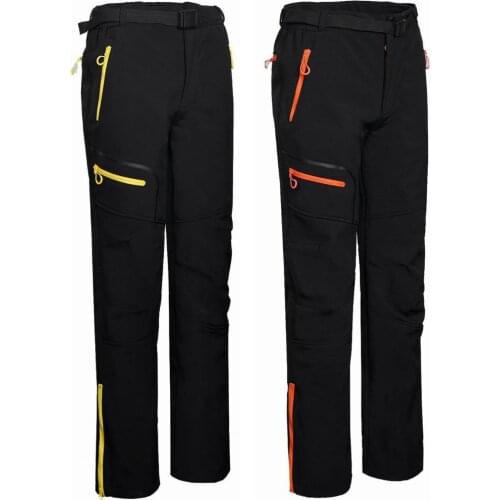 New 2016 Winter Ski Tech Fleece Mens Softshell Waterproof Pants Male Outdoor Sport Windproof Trousers Trekking Sportwear
