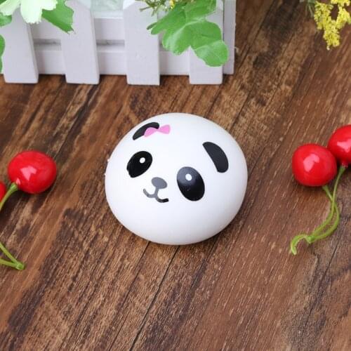 Squishy Panda Bun Stress Reliever Ball Slow Rising Decompression Toys Kids Toy