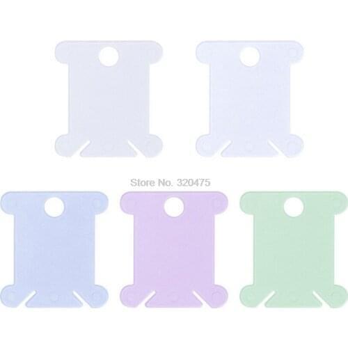 200set 20-120pcs/set Embroidery Floss Craft Thread Bobbin Cross Stitch Storage Holder Plastic Sewing Thread Board Card Craft Kit