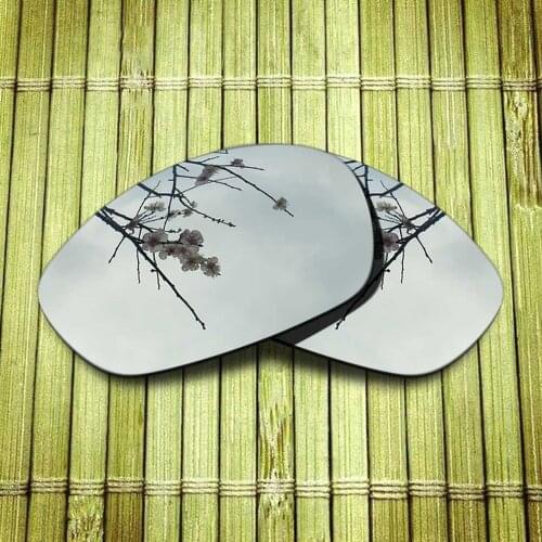 Polarized Replacement Lense For-Straight Jacket 2007 Sunglasses Frame True Color Mirrored Coating - Chrome Color Available