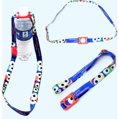 Adults and children beverage bottle strap mineral water portable strap travel bottle strap water bottle lanyard G0365