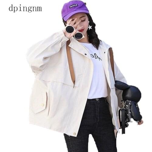 Long Sleeve Women jacket Patchwork Autumn women Jacket plus size women button female coat