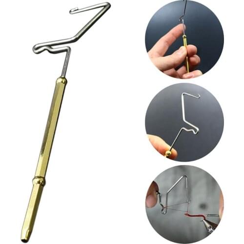 Outdoor Fishing Gear Lures Fly Tying Tools Rotary Whip Finisher Hitch Knot Flies for Sports Entertainment Fishing Accessories