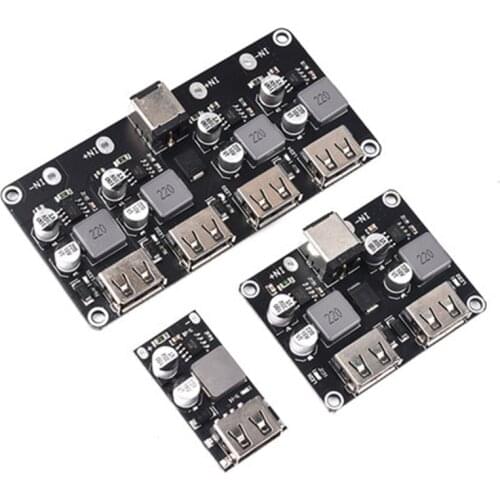USB QC3.0 QC2.0 DC-DC Buck Converter Charging Step Down Module 6-32V 9V 12V 24V to Fast Quick Charger Circuit Board 5V