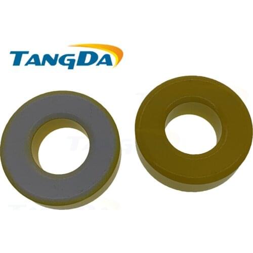 T131 26 Iron powder core T131-26 OD*ID*HT 33*16.3*11 mm 116nH/N2 75ue Iron dust core Ferrite Toroid Core toroidal yellow white A