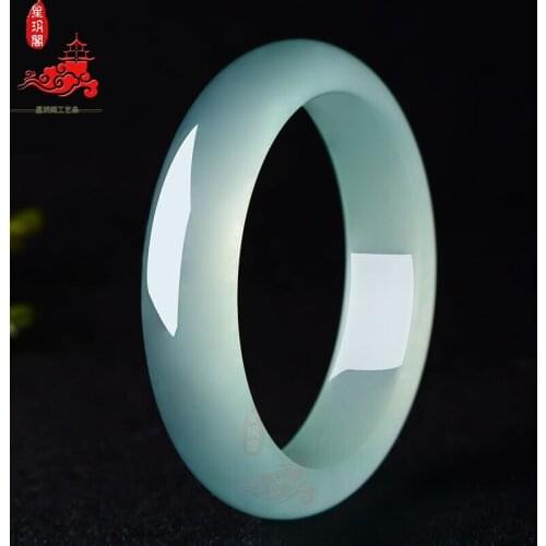 Cemni bing Kind Emerald Light Green Jade Bracelet Womens Jade Bracelet Natural Jade Quartzite Bracelet Certificate Transmission
