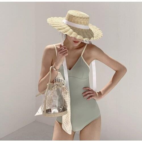 Sexy Push Up Swimwear Womens Backless Swimsuits One Piece Bikini V-neck Strap Bodysuit High Cut Bathing Suits Swimsuit 2021 New