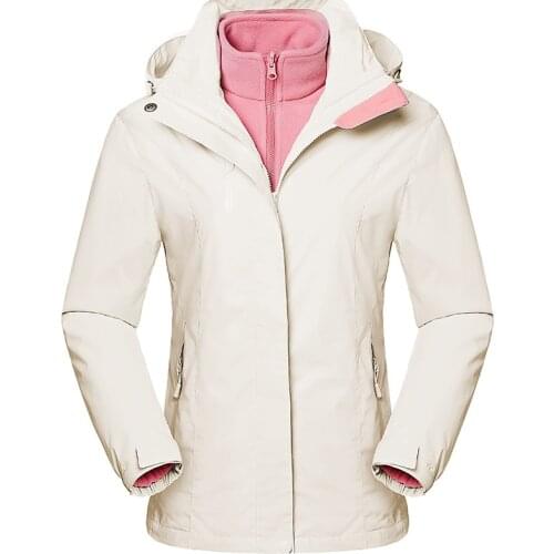 Winter Jackets Women waterproof Detachable Coat Outdoor Hiking Skiing Trekking Climbing Camping Fishing Outwear