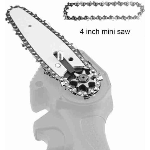 4 Inch Chain Guide Electric Chain Saw Hacksaw Chain 13 Cm Guide Plate Chain Saw Tool Logging Rail Woodworking Accessories