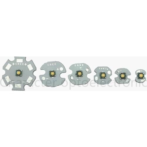 5PCS CREE XPE R3 LED Chip 3W High Power light XP-E LED Lamp Warm white 3000-3500K LED Emitter with 20/16/14/12/10/8MM PCB