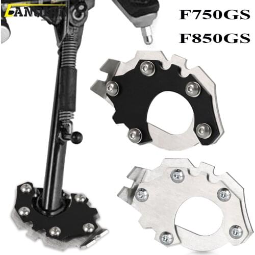 Motorcycle CNC Aluminum Side Stand Enlarge Foot Pad Support Plate Kickstand FOR BMW F750GS F850GS F750 GS F850 GS F 750 850 GS