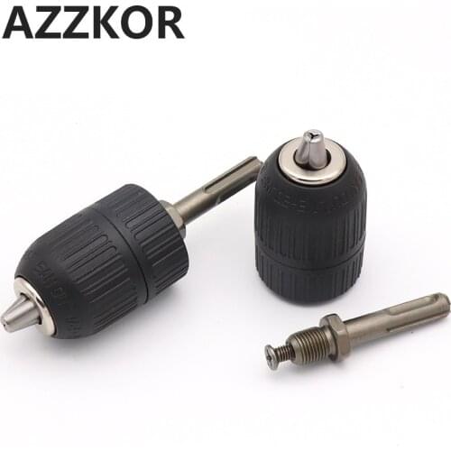 Keyless Drill Chuck SDS Adaptor Capacity 1/2 x 20 UNF Keyless Impact hammer Drill Chuck Wholesale Clamping Range 2-13mm Tools