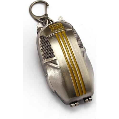 Game Playerunknowns Battlegrounds Keychain PUBG Parachute Bag Pendant Key Chian Ring Can Open Porte Clef Chaveiro Sleutelhanger