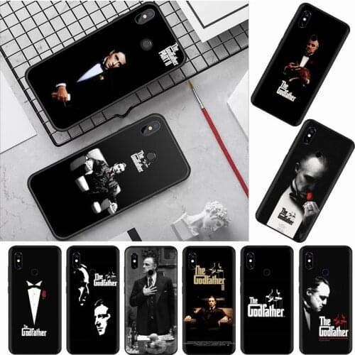 The Godfather Movie Italian Mafia Phone Case For Xiaomi Redmi mi note max 3 5 6 8 9 10 t S SE lite pro Soft Silicone Shell Cover