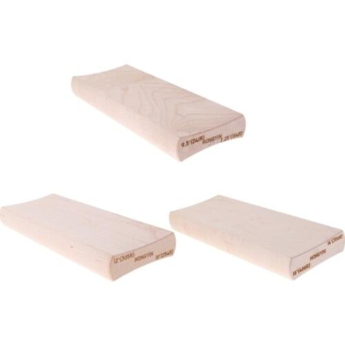 1pc Wooden Radius Sanding Block for Guitar Fretboard Fret Leveling Tool