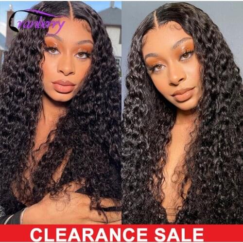Cranberry Deep Wave Lace Frontal Wig Remy Brazilian Deep Curly Lace Front Human Hair Wigs For Women Wet And Wavy Deep Wave Wig
