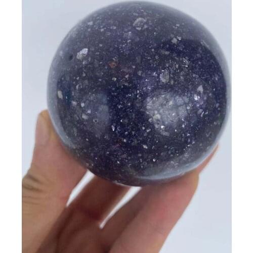 Beautiful natural purple mica crystal ball natural crystal energy ball 60-65mm