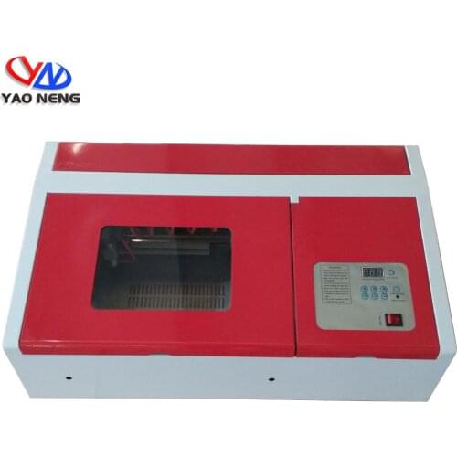 Mini Laser Engraver Small Desktop Co2 40W Laser Rubber Stamp Engraving Machine 3020