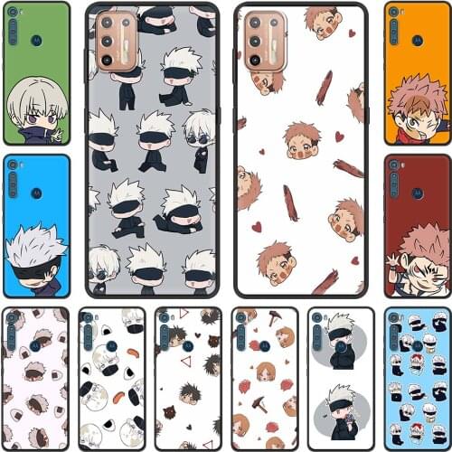 Jujutsu kaisen Fashion Anime Phone Case For Motorola Moto G9 Plus Play One Fusion G8 Power Lite Hyper Edge E6s G Stylus Cover