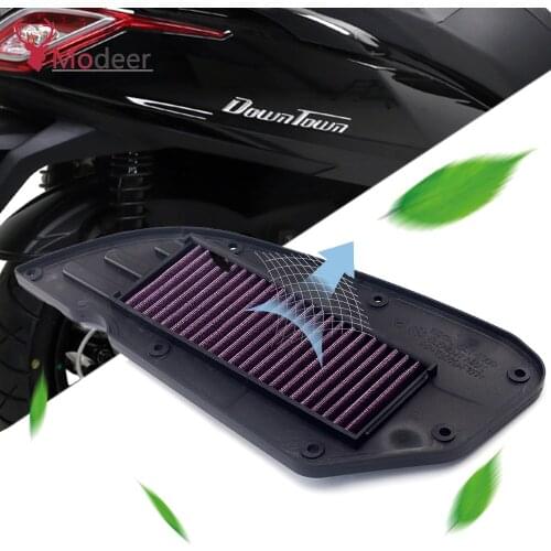 Motorcycle Air Filter Intake Cleaner Grid Clean Cotton For KYMCO Downtown350i ABS Downtown 350i 350 i 2016 2017