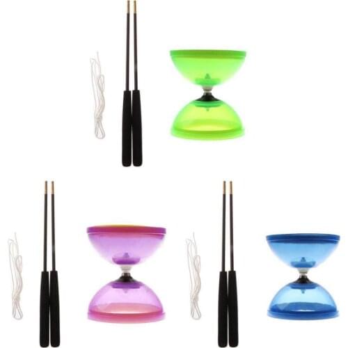 3 Set Diabolo with Handsticks Strings Chinese Yoyo Juggling Toy Classic Sport Hobbies Fun Game Toys Gift for Children Adults