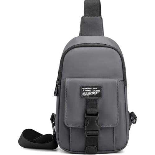 New Messenger Bag Nylon Men Chest Bag Vintage Crossbody Shoulder Bag Mens Business Sling Bags Male Casual Chest Pack