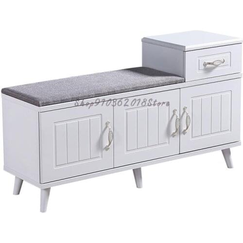 New Style Post Baking Paint Shoes Changing Stool European Style White Simple Stool Shoes Cabinet Special Price Seat Stool Shoes